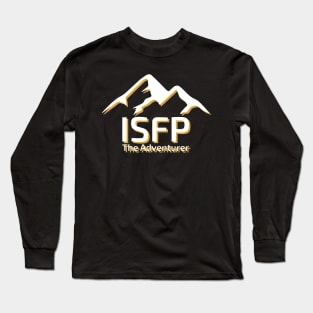 ISFP The Adventurer MBTI types 14F Myers Briggs personality gift with icon Long Sleeve T-Shirt